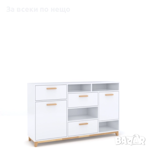 Скрин STEKA 2D3S бяло/каменен дъб Код P1352, снимка 5 - Скринове - 52019973