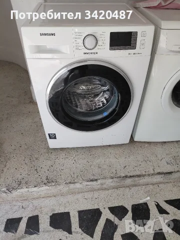 Пералня SAMSUNG 9кг 1400об Инверторен мотор нов барабан. , снимка 6 - Перални - 56116525