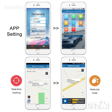 GPS тракер GizMondo® TK905 4G, водоустойчив, магнит, 5000mAh батерия, проследяване и местоположение, снимка 11 - Prestigio - 51637866