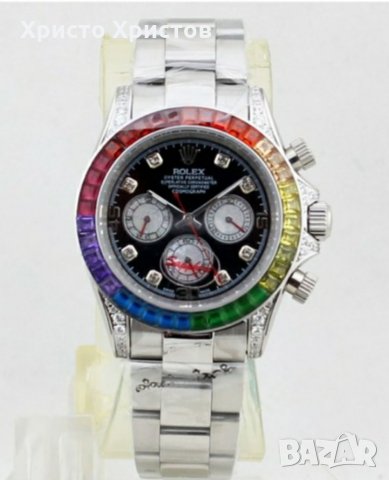 Дамски луксозен часовник Rolex Daytona, снимка 2 - Дамски - 32078243