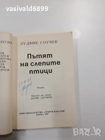 Лудвиг Соучек - Пътят на слепите птици , снимка 4 - Художествена литература - 48753670