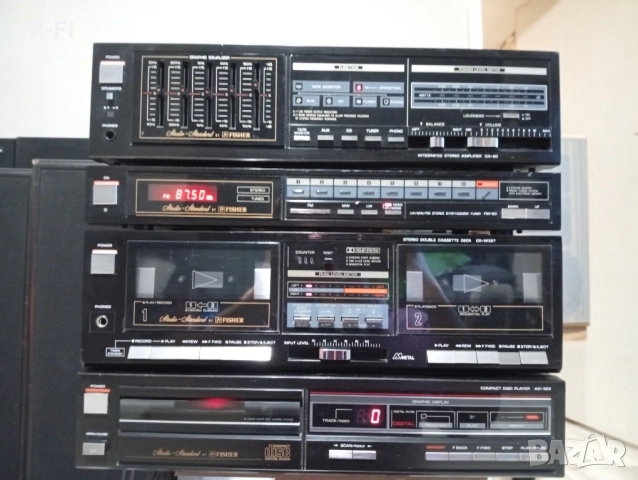 fisher , снимка 2 - Ресийвъри, усилватели, смесителни пултове - 52219513