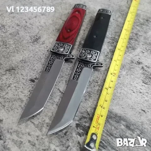 Нож, сгъваем, 105х230 полуавтоматичен, снимка 2 - Ножове - 50714022