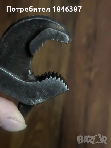 Стар раздвижен ключ 8” Einhander, снимка 5 - Ключове - 48942130