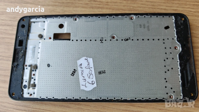 Frame Middle Chassis for Microsoft Lumia 650 Dual SIM Black средна рамка Нокиа Лумия