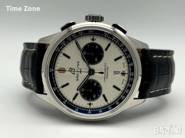 Breitling Premier B01 Chronograph 42mm Panda Dial, снимка 4 - Мъжки - 54047889