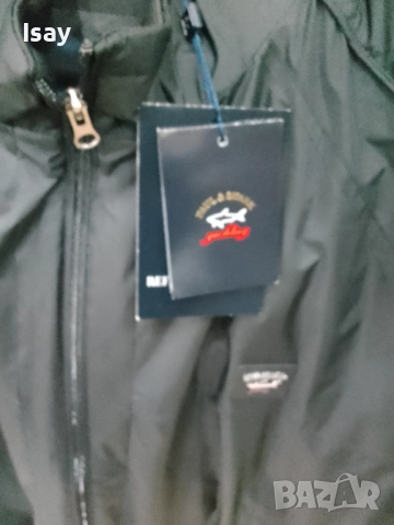 Мъжко пролетно есенно яке Паул Шарк в черен цвят 7ХЛ последен размер , снимка 7 - Якета - 52375603