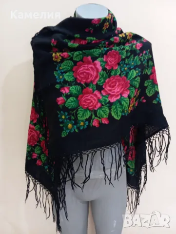 Руски шал , снимка 5 - Шалове - 49481389