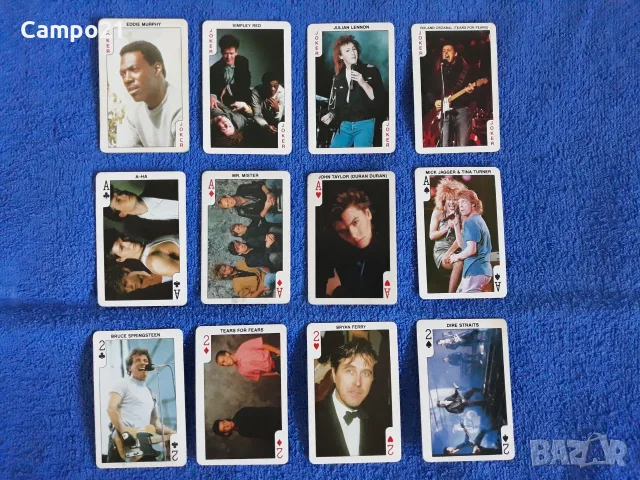 52 от 56 Dandy Rock 'n Bubble Cards 1986 г. + 44 от 54 Dandy Bubble Gum Euro Football Cards 1988 г., снимка 2 - Колекции - 56041630