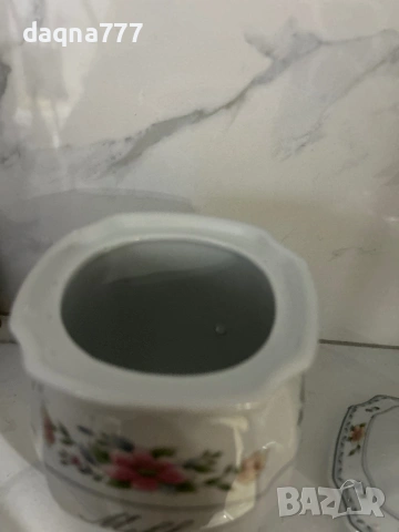 Vtg Порцеланов буркан немски, снимка 4 - Антикварни и старинни предмети - 53893091