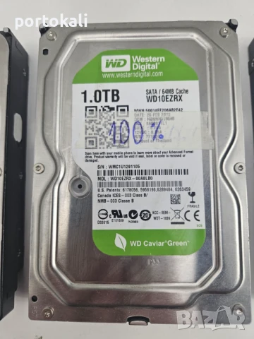 +Гаранция! HDD хард диск твърд диск 1TB 1ТБ WD Western Digital, снимка 3 - Твърди дискове - 51059843