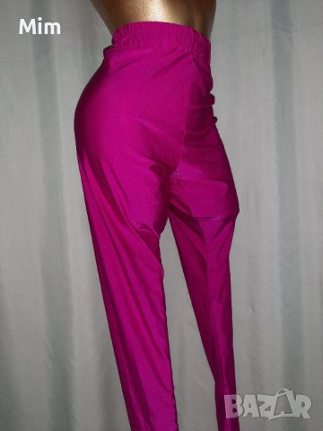 XXL цикламов клин със сатенирана материя с отблясък &, снимка 4 - Клинове - 38412218