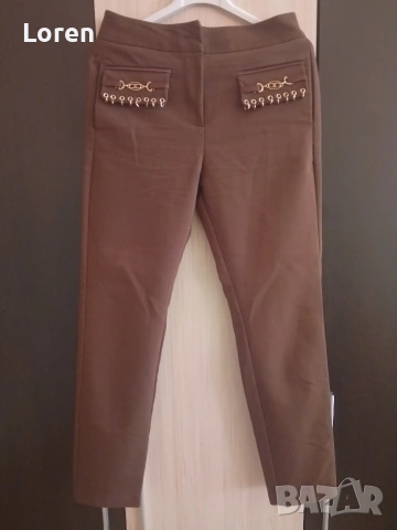 *Elisabetta Franchi*Кафяв дамски панталон , снимка 9 - Панталони - 54144766