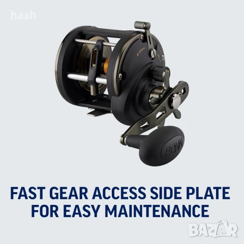 Макара за конвенционален риболов PENN Squall II Level Wind, снимка 7 - Такъми - 50877646