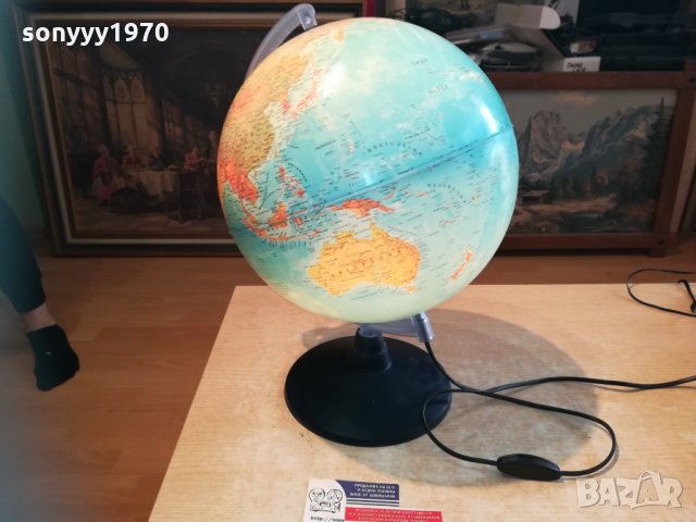 свтещ глобус-45х35см-пвц, снимка 8 - Настолни лампи - 30382320