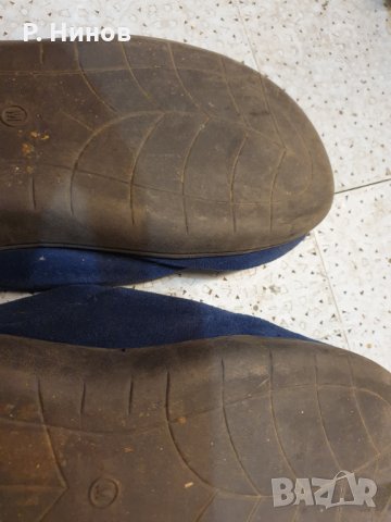 домашни мъжки чехли пантофи 43 номер, цвят тъмно синьо., снимка 4 - Мъжки чехли - 29399312