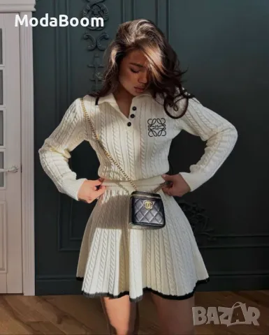 Плетени дамски зимни комплекти| различни цветове , снимка 5 - Комплекти - 47968450