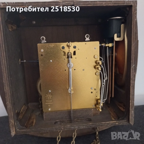 Стенен часовник Junghans , снимка 10 - Антикварни и старинни предмети - 51617446