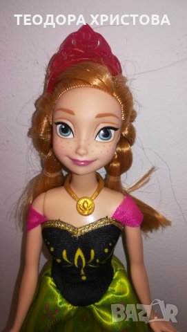 25лв - Кукла Princess Anna/Frozen - използвана, но в отлично състояние, снимка 1 - Кукли - 35000804