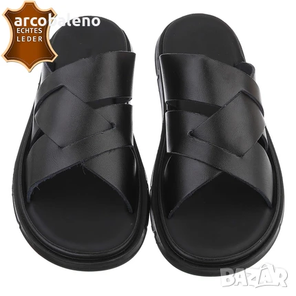 Мъжки сандали от естествена кожа, снимка 4 - Мъжки сандали - 50698474