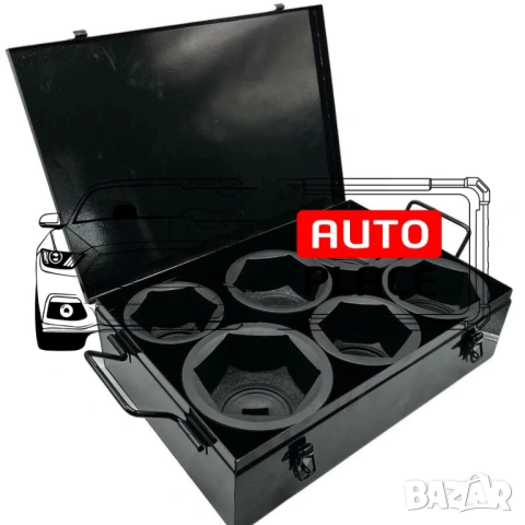 Комплект ударни вложки 1″ 6 части KraftWelle