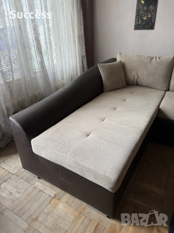 Холна гарнитура ъглова, снимка 12 - Дивани и мека мебел - 55830438