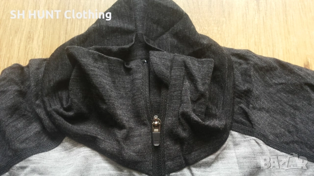 NORRONA Wool Zip Neck 89% Merino Wool размер M термо блуза 89% Мерино вълна - 2475, снимка 6 - Пуловери - 54160677
