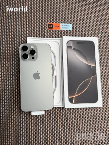 100% Батерия❗iPhone 16 Pro MAX лизинг от 34€ на мес Natural Titanium❗️256GB❗️