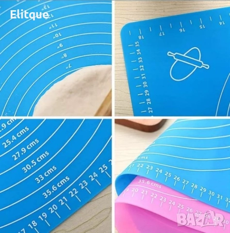 Силиконова постелка за печене, точене и месене, снимка 14 - Други стоки за дома - 52796095