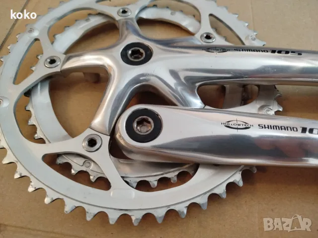 Средно движение венци курбели Shimano 105 , снимка 3 - Части за велосипеди - 49545938