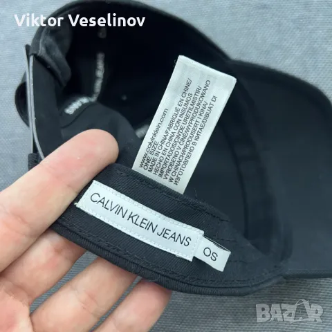 Оригинална Calvin Klein Шапка с козирка Черна One Size, снимка 9 - Шапки - 50257704