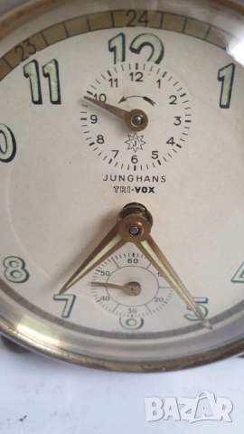 Будилник JUNGHANS TRIVOX 60те години, снимка 3 - Антикварни и старинни предмети - 53895943
