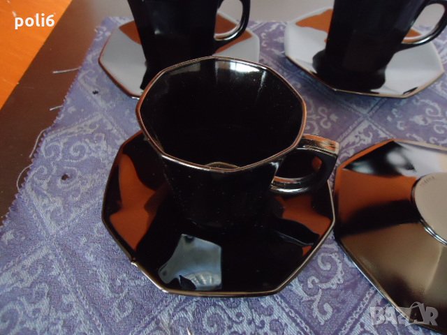 черни чаши за кафе, снимка 4 - Чаши - 30974147