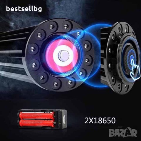 Мощен син акумулаторен лазер пойнтер 5000mW палещ клечка горящ цигара, снимка 7 - Измервателни инструменти - 29084757