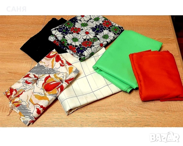 Нови,единични парчета плат/сн15€/и Вълнени чорапи и терлици ,от домашна прежда