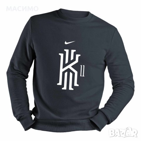 Памучна Блуза Найк Унисекс Дълъг ръкав Чена и Бяла, снимка 3 - Блузи с дълъг ръкав и пуловери - 44462963