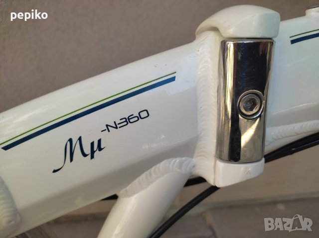 Продавам колела внос от Германия алуминиев тройносгъваем велосипед DAHON MU-N360 20 цола SHIMANO NEH, снимка 10 - Велосипеди - 36795446