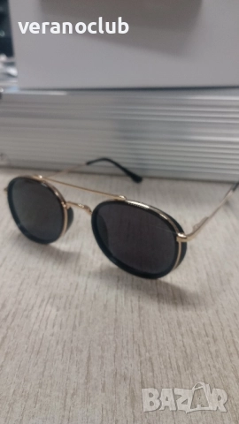 Слънчеви очила Polarized златисти рамки