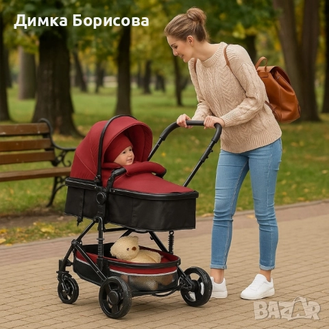 Бебешка количка Zizito Lana 2в 1, снимка 6 - Детски колички - 51311290