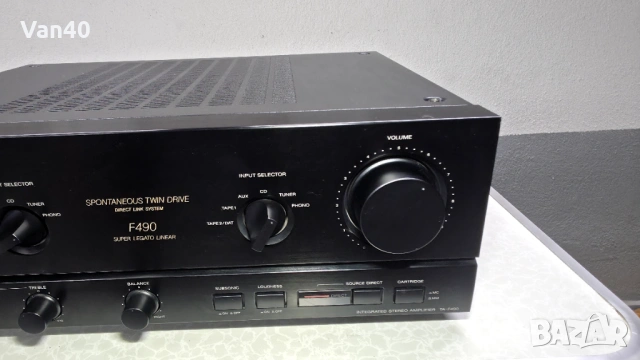 Усилвател Sony F490, снимка 2 - Ресийвъри, усилватели, смесителни пултове - 54121787