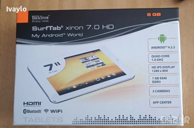 Таблет - TrekStor SurfTab Xiron 7, снимка 3 - Таблети - 53887954