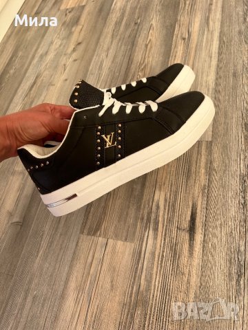 Стилни кецове Спортино елегантни Louis Vuitton , снимка 3 - Кецове - 42794420
