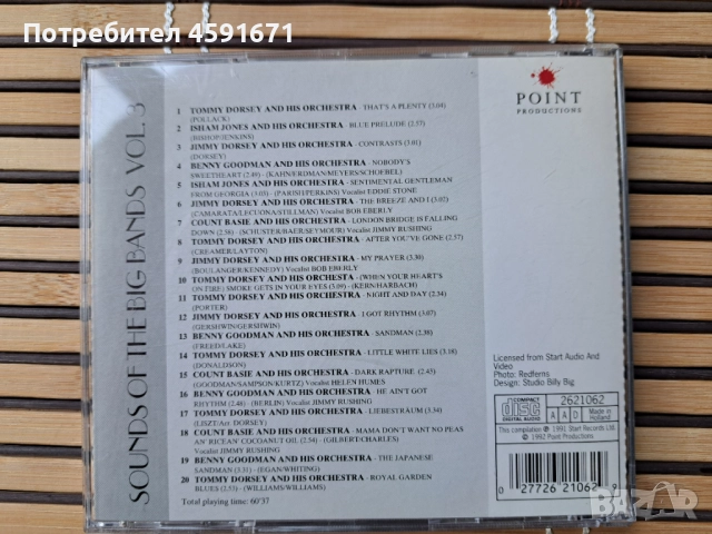 Sounds Of Big Bands Vol.3, снимка 3 - CD дискове - 52007862