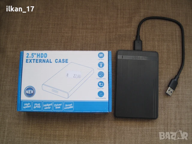 Кутия Нова за диск HDD 2.5", SATA, USB 3.0 НОВА Внос от Германия!, снимка 2 - Друга електроника - 51236260