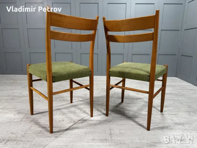 Винтидж трапезни столове К100, снимка 7 - Столове - 56018780