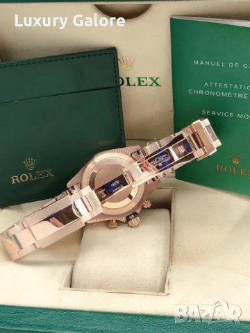 Mъжки часовник Rolex Daytona Cosmograph Rainbow Rose Gold с автоматичен механизъм, снимка 8 - Мъжки - 38212400