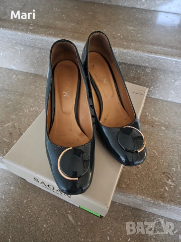 зелени дамски обувки на ток, снимка 2 - Дамски обувки на ток - 52685857