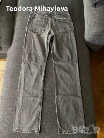 Скъсани дънки черни р-р 32, снимка 2 - Дънки - 49766011