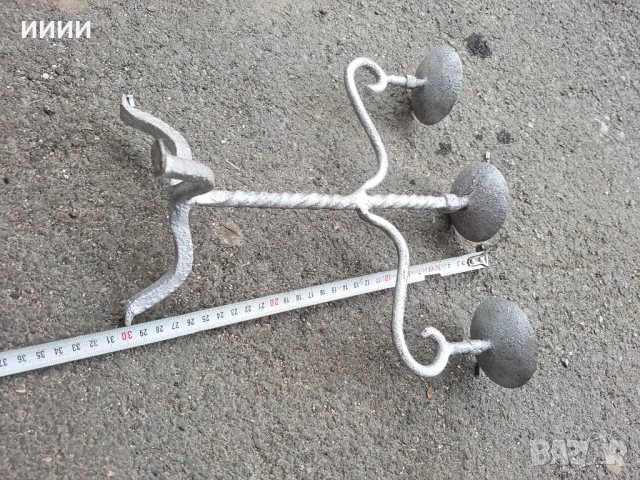 Свещник тройка, снимка 2 - Антикварни и старинни предмети - 53249903