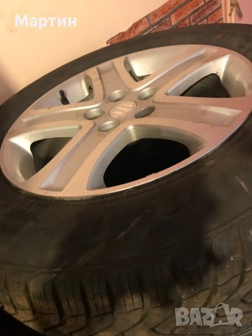 Джанти само 2бр + 2 бр.всесезони нови гуми Gripmax XL A/S 225/65/17 106V от Сузуки Гранд Витара.